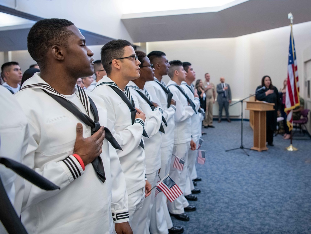 Recruit Training Command Naturalization Ceremony