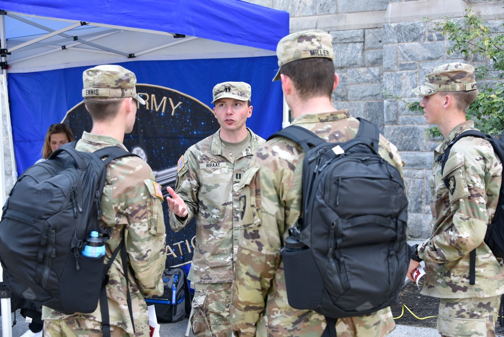 Army space looks to recruit cadets during USMA Branch Week