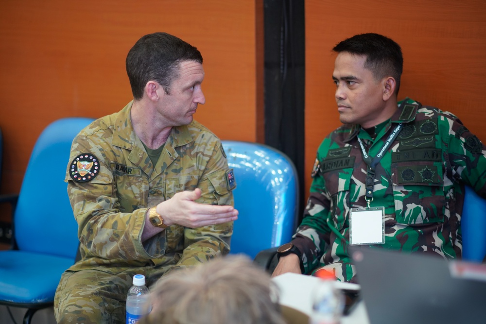 Super Garuda Shield Operational Planning Staff Exercise Present the Course of Action (COA) development