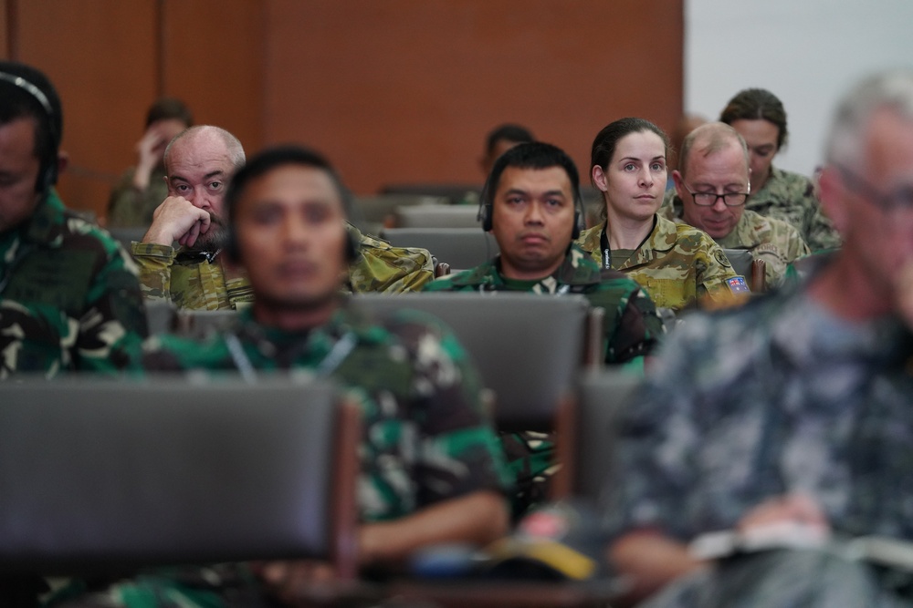 Super Garuda Shield Operational Planning Staff Exercise Present the Course of Action (COA) development