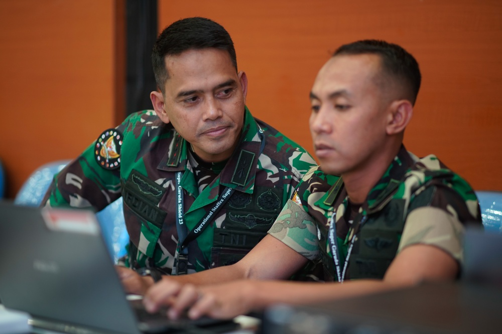 Super Garuda Shield Operational Planning Staff Exercise Present the Course of Action (COA) development