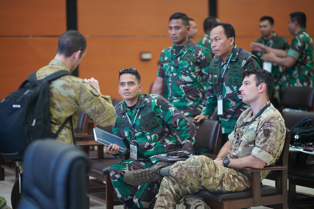 Super Garuda Shield Operational Planning Staff Exercise Present the Course of Action (COA) development