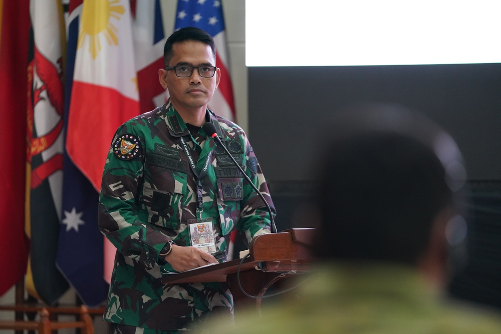 Super Garuda Shield Operational Planning Staff Exercise Present the Course of Action (COA) development