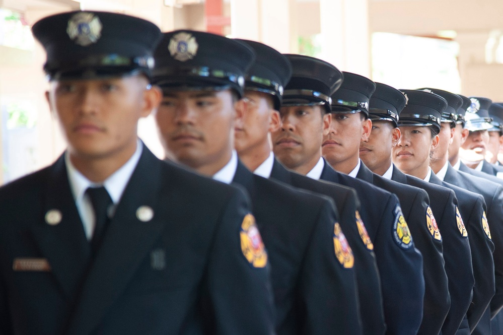 Hawaii Federal Fire Department hosts Recruit Graduation Ceremony