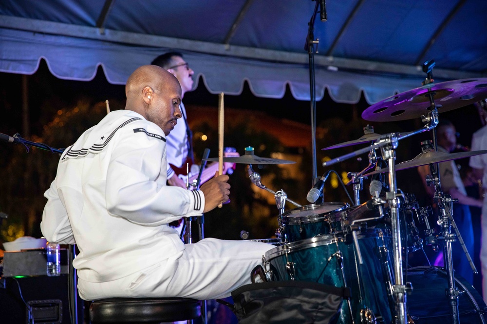 Pacific Partnership 2023 Band Performs at Teluk Cempedak Beach