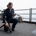 Sailor Detaches Hose