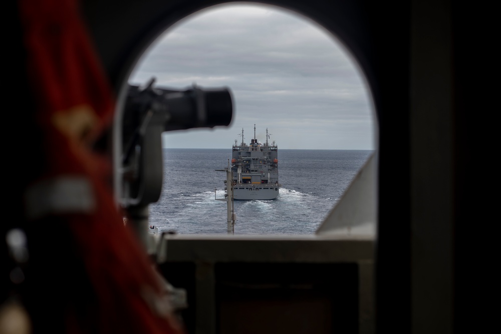 Nimitz Conducts Replenishment-At-Sea