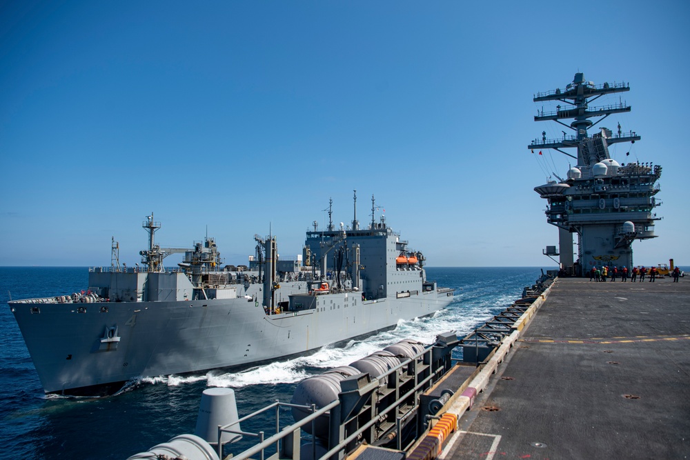 Nimitz Conducts Replenishment-At-Sea