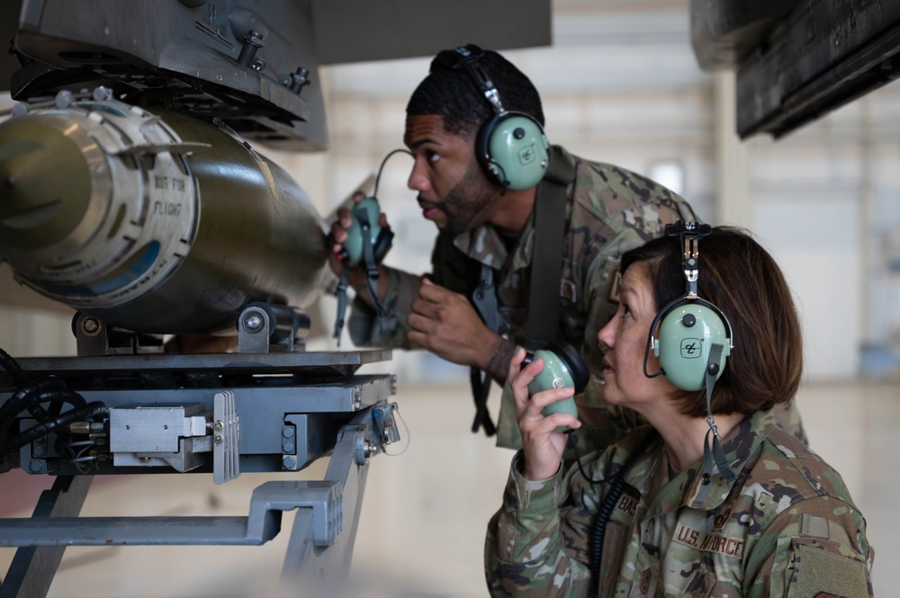 Chief Master Sgt. of the Air Force JoAnne S. Bass visits Aviano Air Base