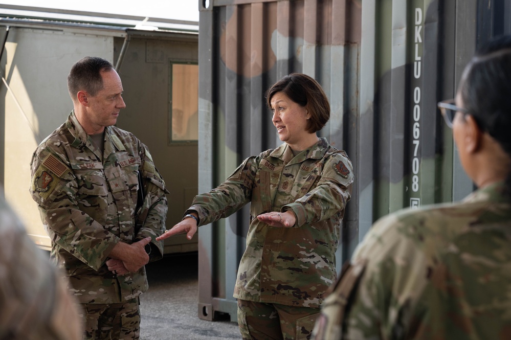 Chief Master Sgt. of the Air Force JoAnne S. Bass visits Aviano Air Base