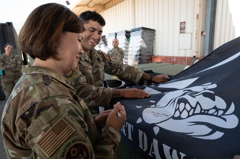 Chief Master Sgt. of the Air Force JoAnne S. Bass visits Aviano Air Base