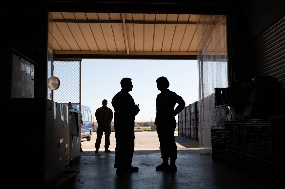 Chief Master Sgt. of the Air Force JoAnne S. Bass visits Aviano Air Base