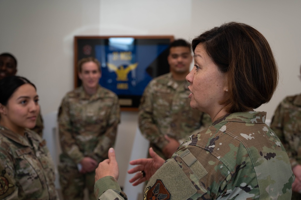 Chief Master Sgt. of the Air Force JoAnne S. Bass visits Aviano Air Base