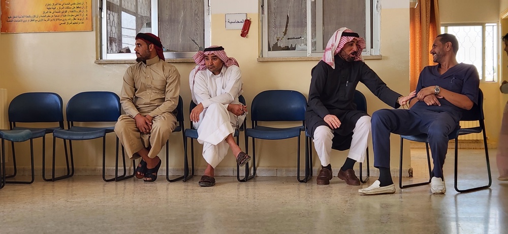 CSOJTF-L donates medical equipment to a rural clinic in Jordan