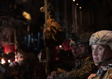 Texas National Guard is Airborne During Bright Star 23