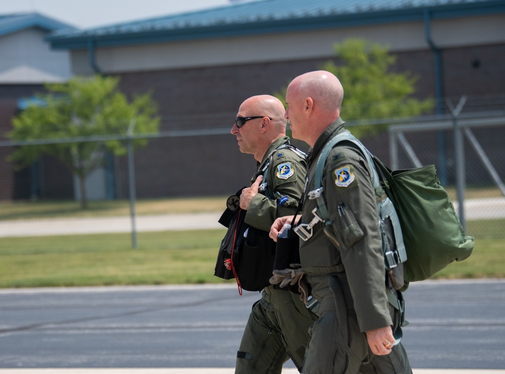 122nd Fighter Wing commander maintains combat readiness