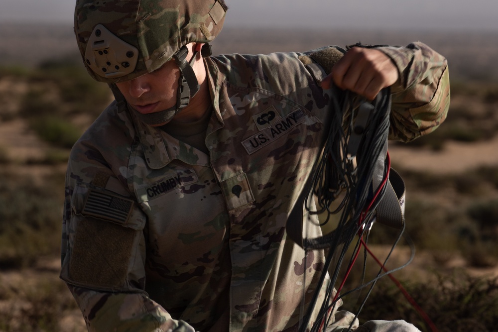 CENTCOM and Partner Nations Parachute During Multilateral Airborne Operation at Bright Star 2023