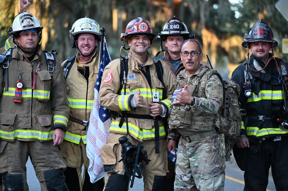 165th Airlift Wing participates in the Patriot Day 5K Run