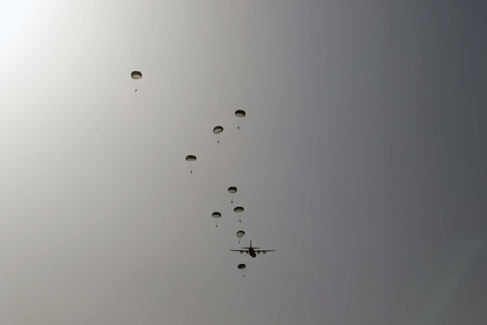 Texas National Guard Goes Airborne at Bright Star 2023