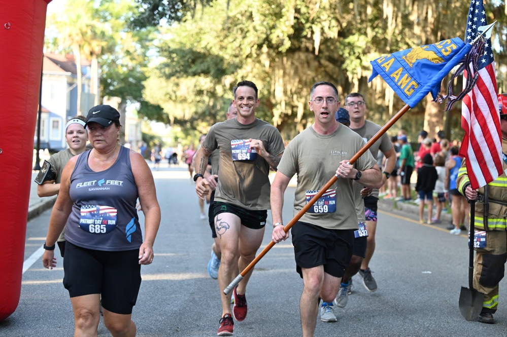 165th Airlift Wing participates in the Patriot Day 5K Run