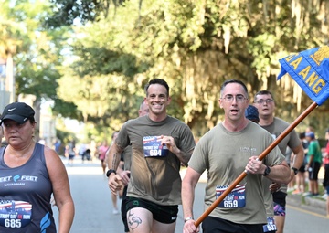 165th Airlift Wing participates in the Patriot Day 5K Run