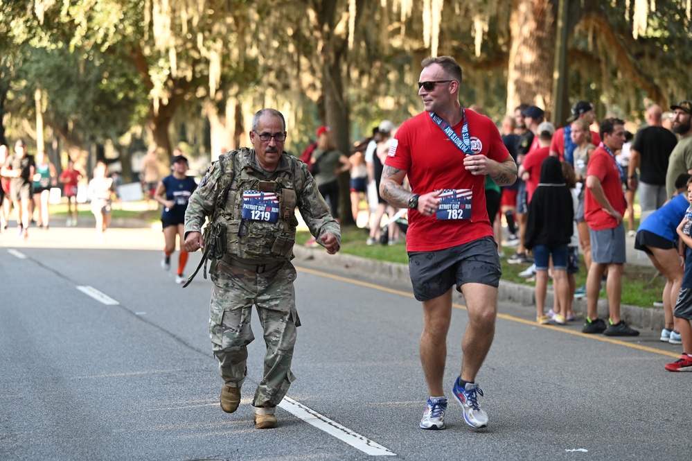 165th Airlift Wing participates in the Patriot Day 5K Run