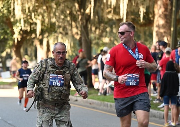 165th Airlift Wing participates in the Patriot Day 5K Run