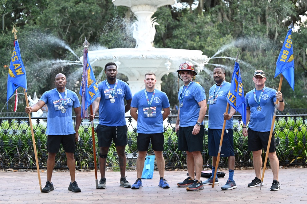 165th Airlift Wing participates in the Patriot Day 5K Run