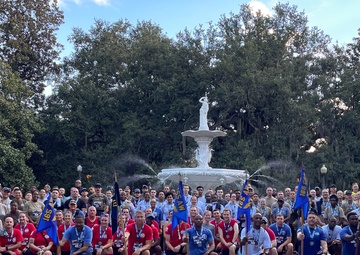 165th Airlift Wing participates in the Patriot Day 5K Run