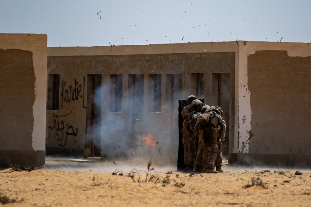 Bright Star 23: 4th Combat Engineering Battalion Conducts Explosive Breaching in Egypt