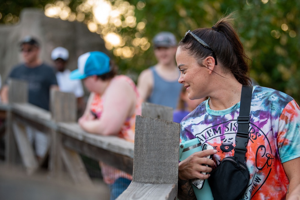 Let the wild rumpus start! 137 SOW Airmen escape to zoo after dark