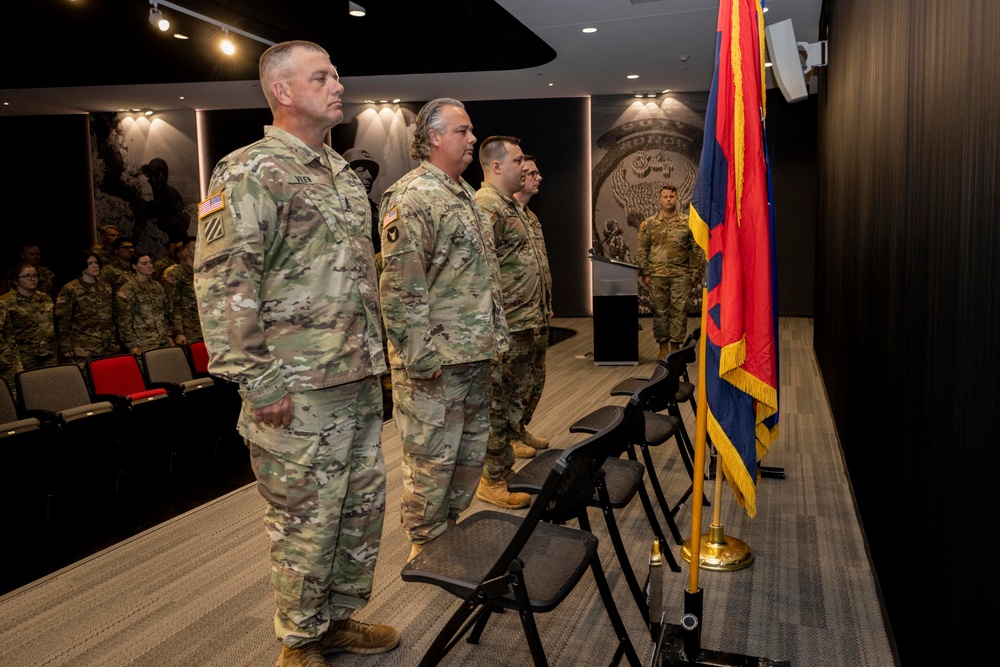 New first sergeant for Alpha Company, 34th Red Bull Infantry Division