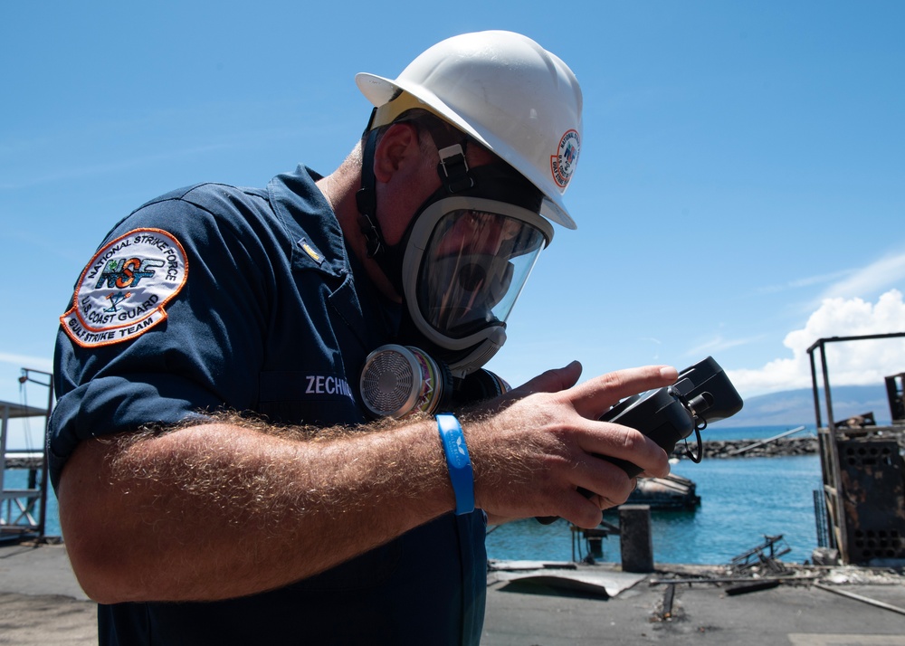 Coast Guard conducts unmanned aircraft system assessment of Lahaina Harbor