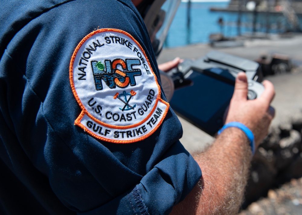 Coast Guard conducts unmanned aircraft system assessment of Lahaina Harbor