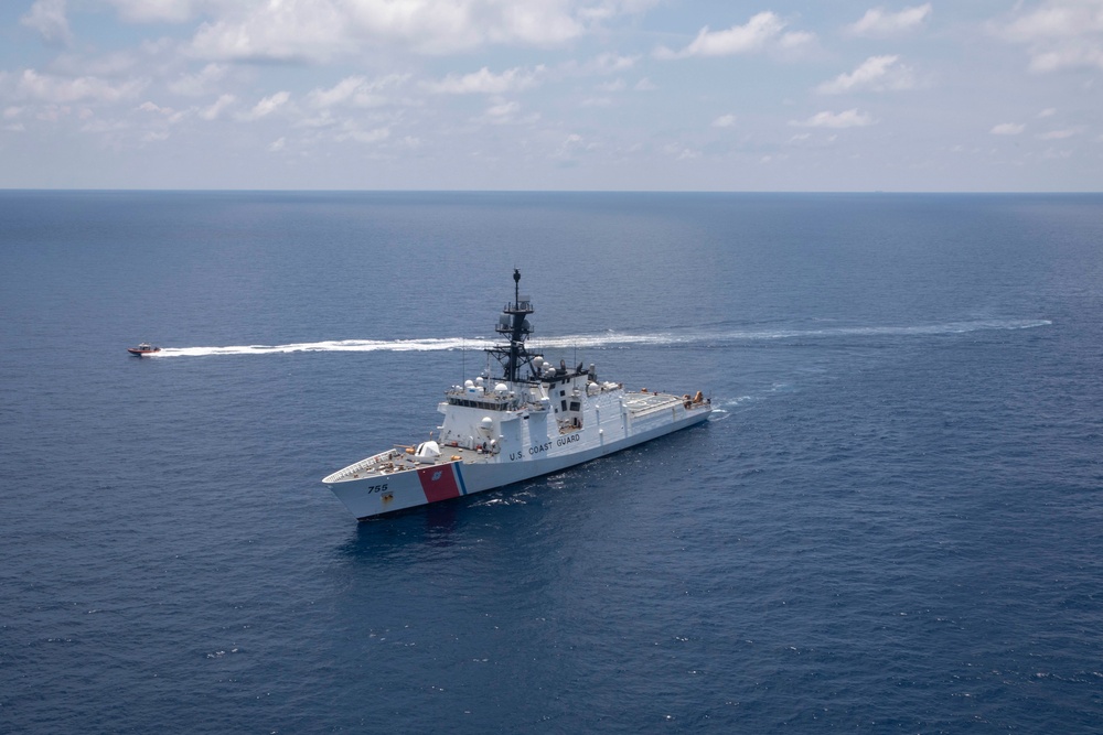 Coast Guard Cutter Munro Conducts Routine Small-Boat Operations