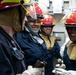 USS Ralph Johnson conducts IET drills.