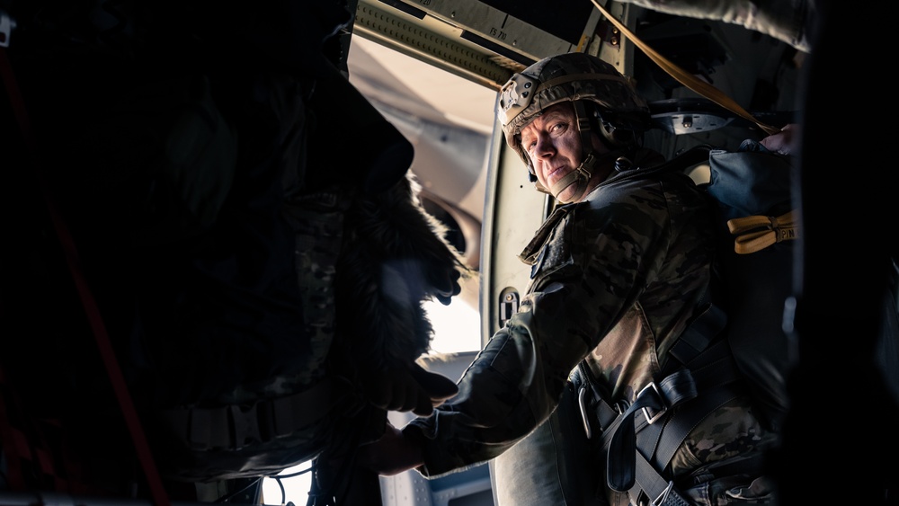 61st EAS Supports Army Jumpers During Bright Star 23