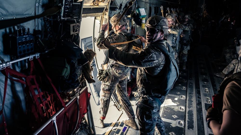 61st EAS Supports Army Jumpers During Bright Star 23