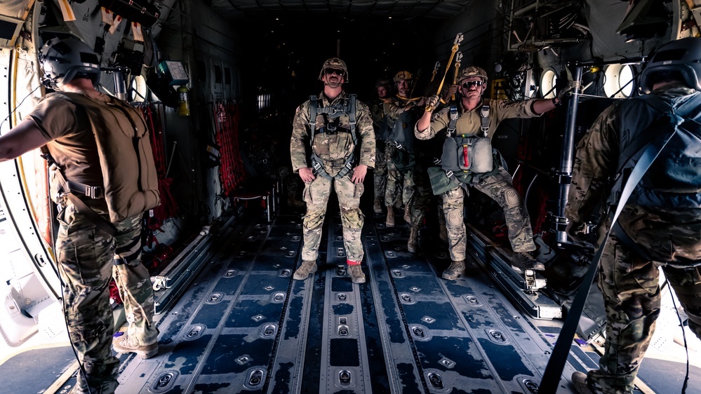 61st EAS Supports Army Jumpers During Bright Star 23