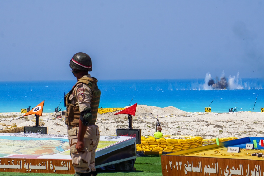 Egyptians conduct amphibious defense exercise at Bright Star 23