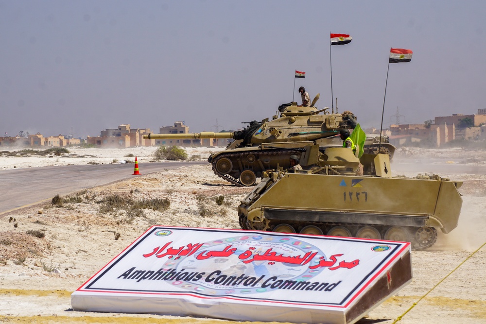 Egyptians conduct amphibious defense exercise at Bright Star 23