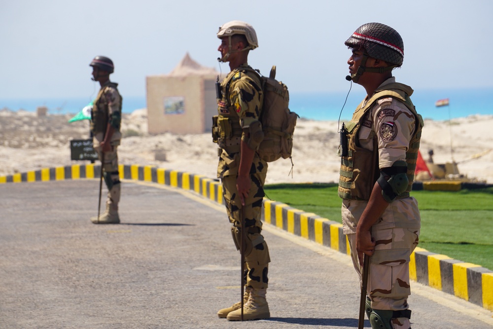 Egyptians conduct amphibious defense exercise at Bright Star 23