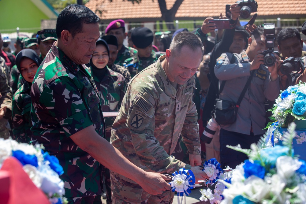 Super Garuda Shield 2023 School Ribbon Cutting