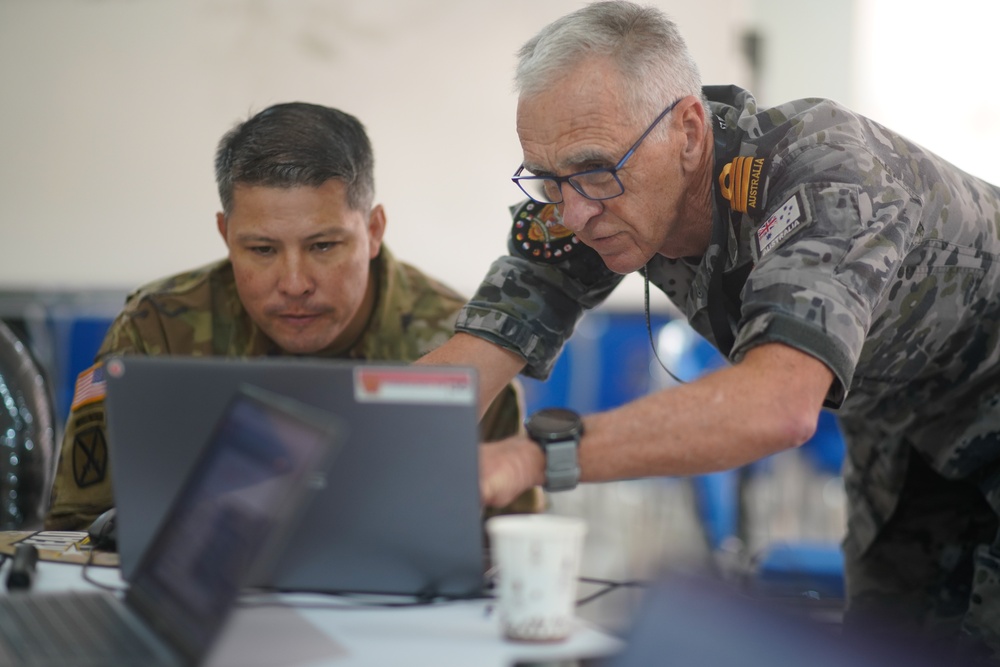 Exercise Combined Joint Task Force Super Gaurda Shield (CJTF-SGS) wargames 2 Courses of Action (COA) during Operational Staff Exercise Super Gaurda Shield 2023