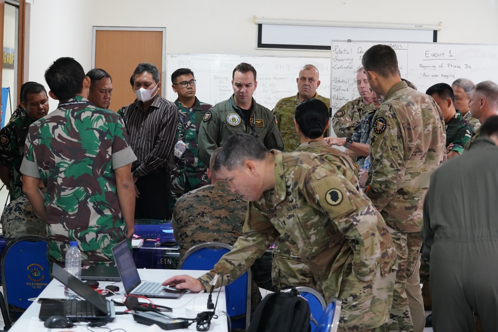 Exercise Combined Joint Task Force Super Gaurda Shield (CJTF-SGS) wargames 2 Courses of Action (COA) during Operational Staff Exercise Super Gaurda Shield 2023