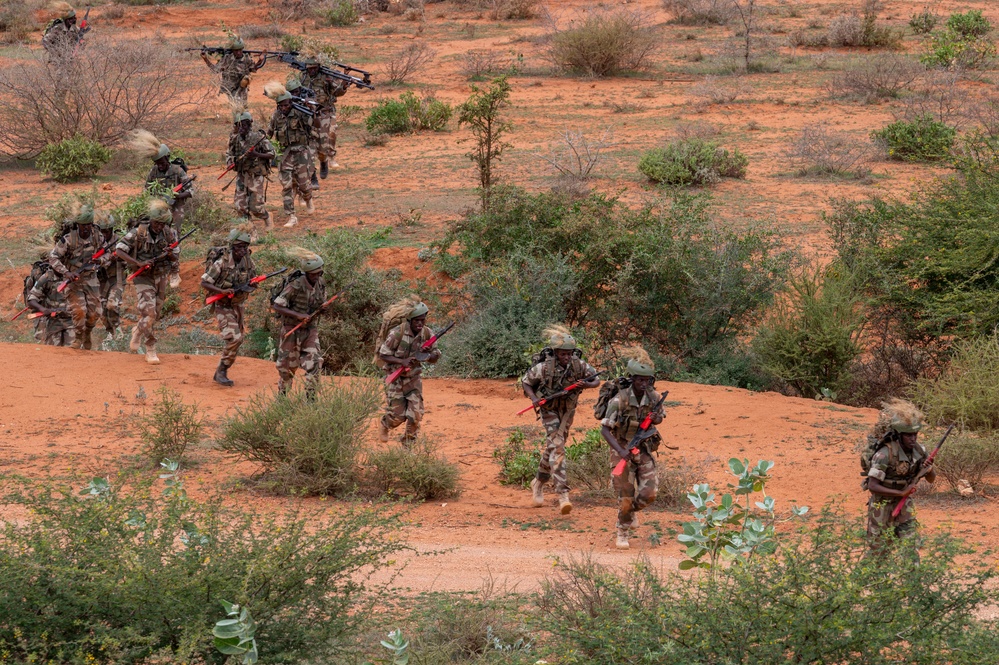 Somali National Army graduate course, become Danab commandos