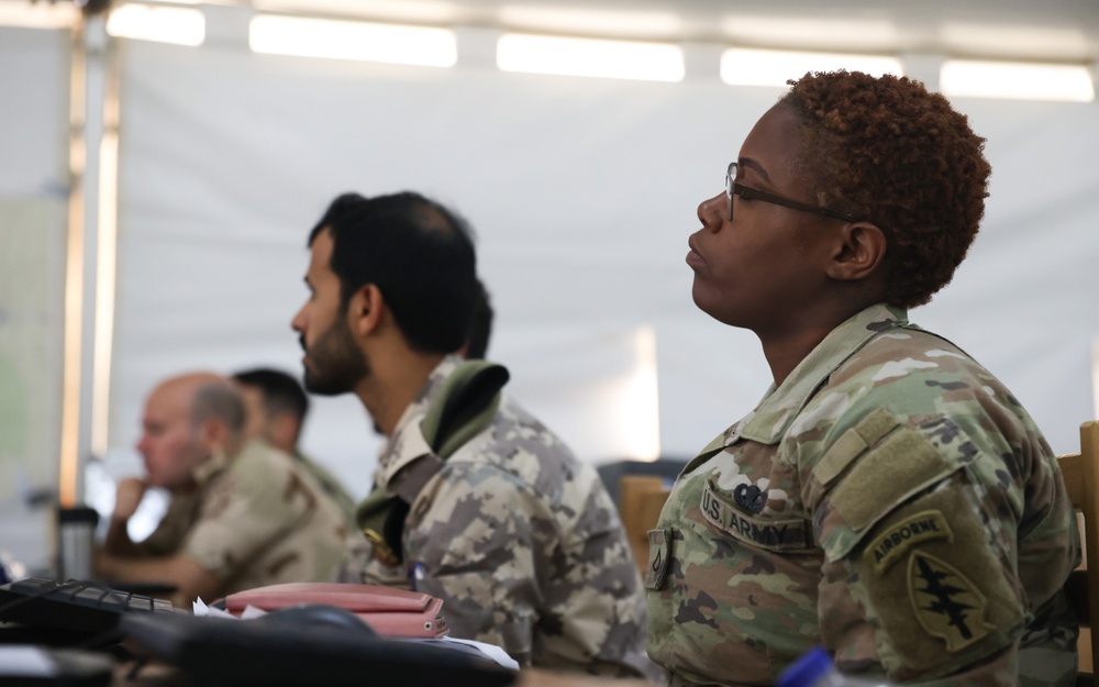 Bright Star 23: U.S., Partner Service Members Conduct Administration, Logistics Operations