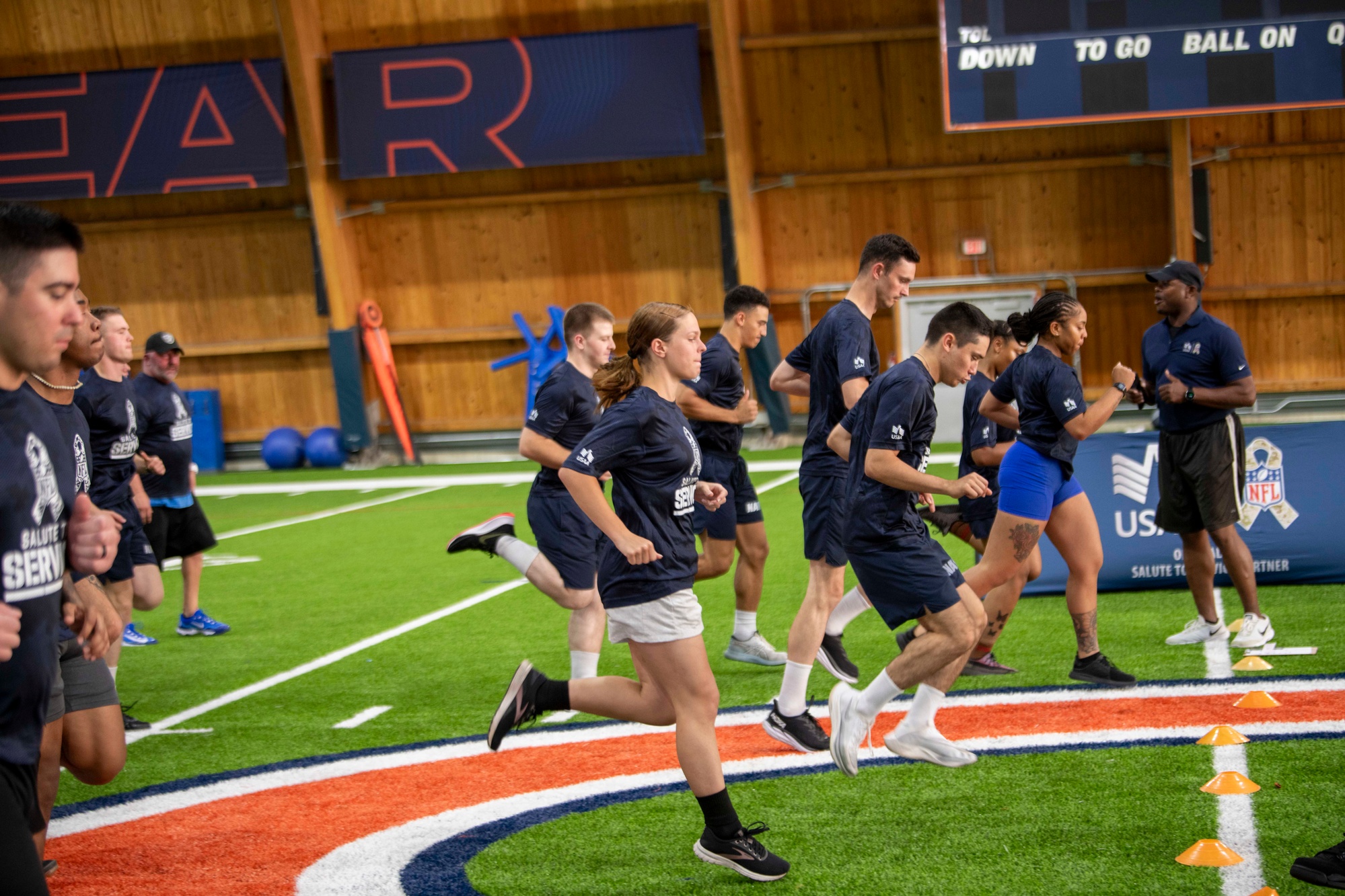 DVIDS - Images - USAA's Salute to Service NFL Boot Camp [Image 5 of 5]