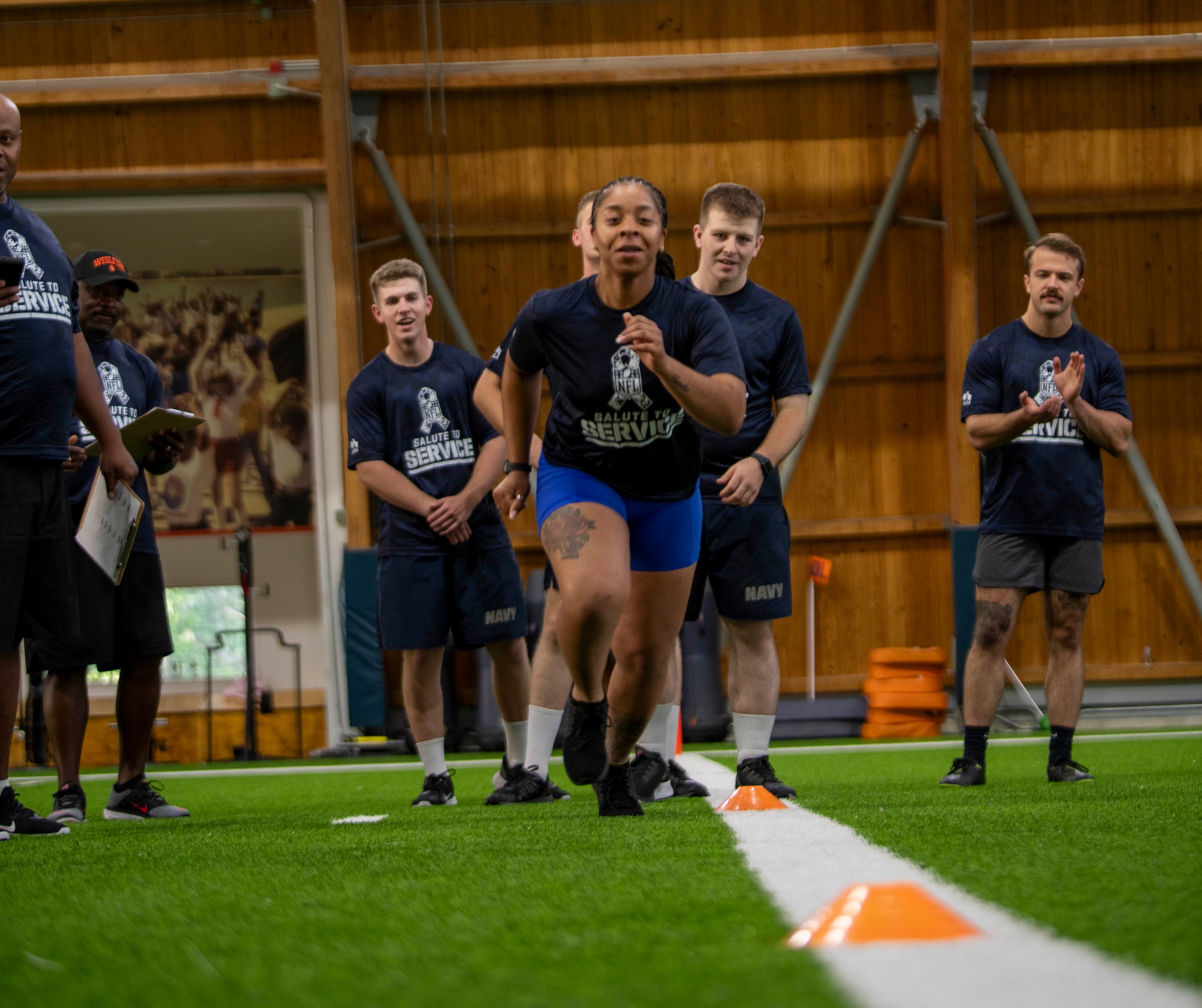 DVIDS - Images - USAA's Salute to Service NFL Boot Camp [Image 17 of 17]