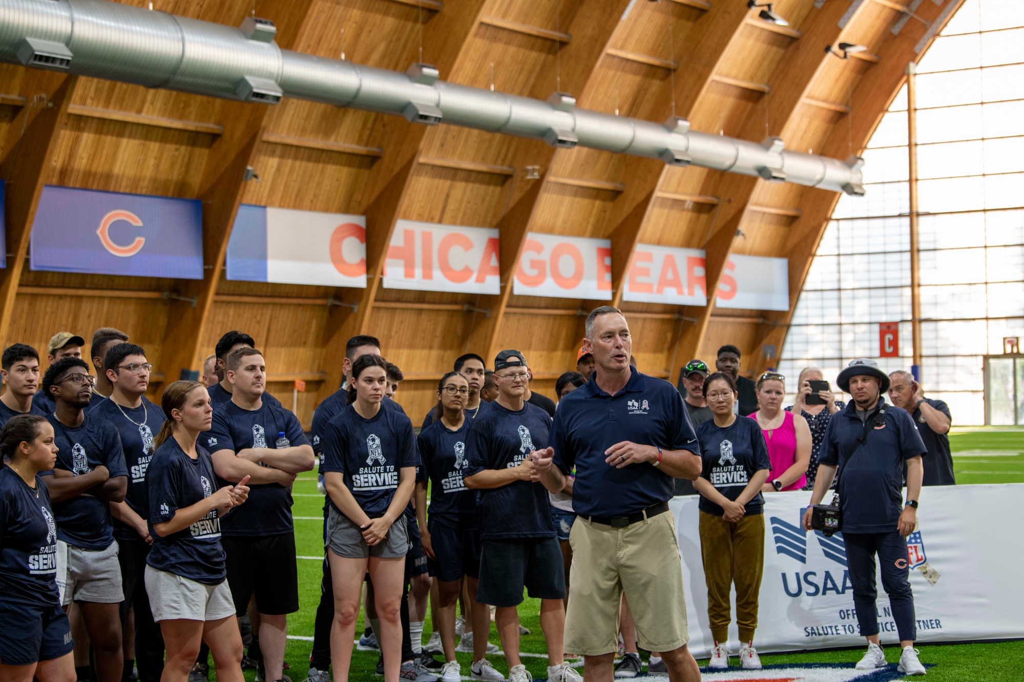 DVIDS - Images - USAA's Salute to Service NFL Boot Camp [Image 9 of 17]